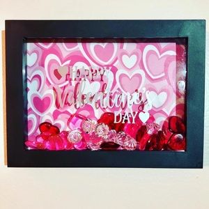 Romantic Valentine’s Day Shadow Box